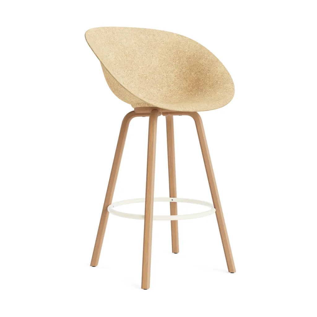 Mat Bar アームチェア 75 cm, Jute-beech-cream steel Normann Copenhagen | ノーマンコペンハーゲン