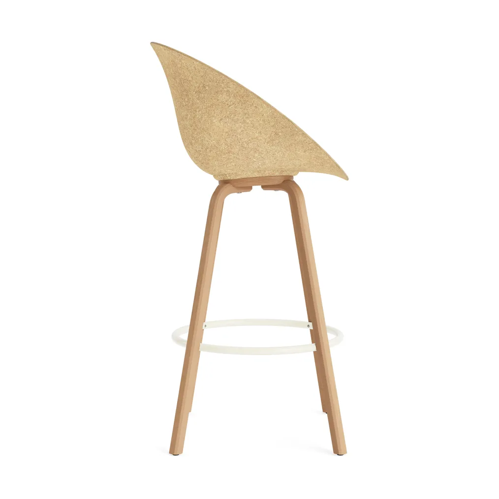 Mat Bar アームチェア 75 cm, Jute-beech-cream steel Normann Copenhagen | ノーマンコペンハーゲン