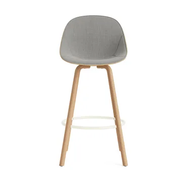 Mat Bar チェア バースツール フロントアップホルスター 75 cm - Remix 133-jute-beech-cream steel - Normann Copenhagen | ノーマンコペンハーゲン