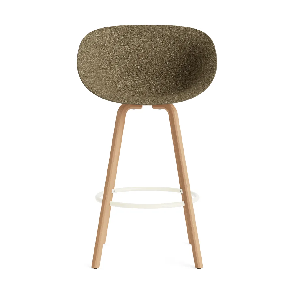 Mat Bar アームチェア 75 cm, Seaweed-beech-cream steel Normann Copenhagen | ノーマンコペンハーゲン