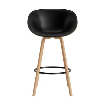 Mat Bar アームチェア フロントアップホルスター 75 cm - Ultra 41599-seaweed-beech-black steel - Normann Copenhagen | ノーマンコペンハーゲン