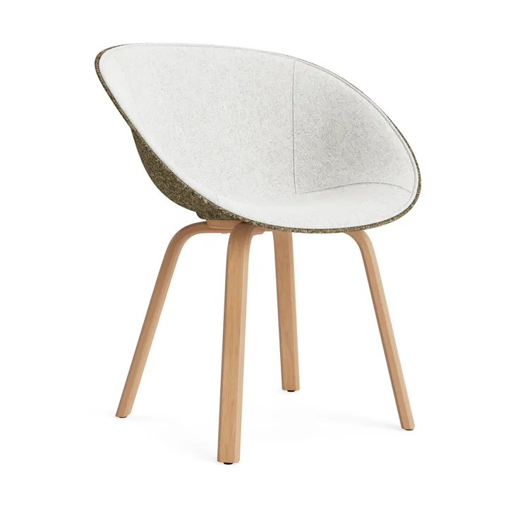 Mat アームチェア フロントアップホルスター - Hallingdal 110-seaweed-beech - Normann Copenhagen | ノーマンコペンハーゲン