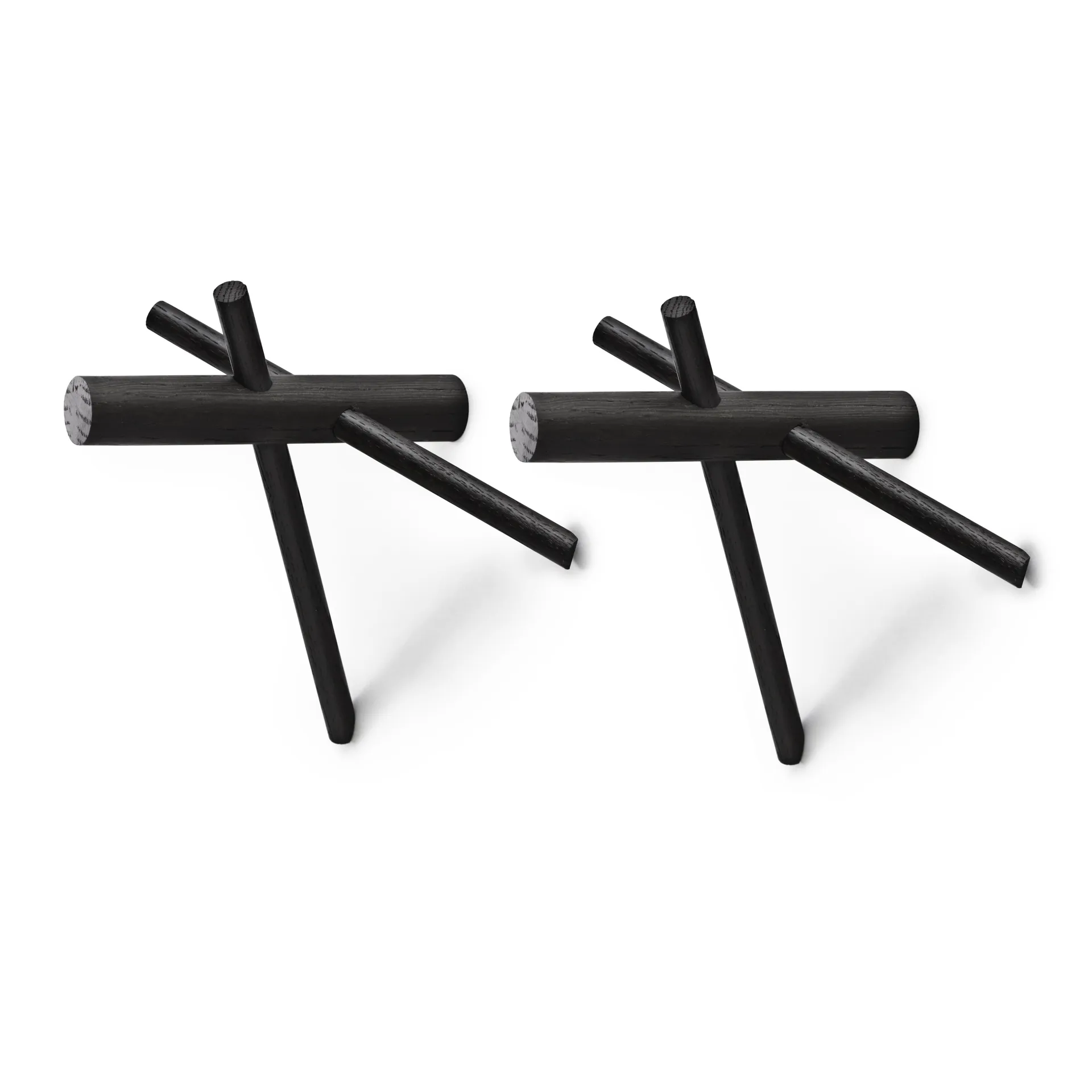 Normann スティック ハンガー, black 2-pack Normann Copenhagen | ノーマンコペンハーゲン