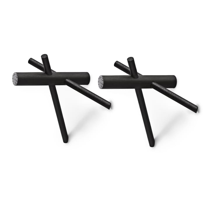 Normann スティック ハンガー - black 2-pack - Normann Copenhagen | ノーマンコペンハーゲン