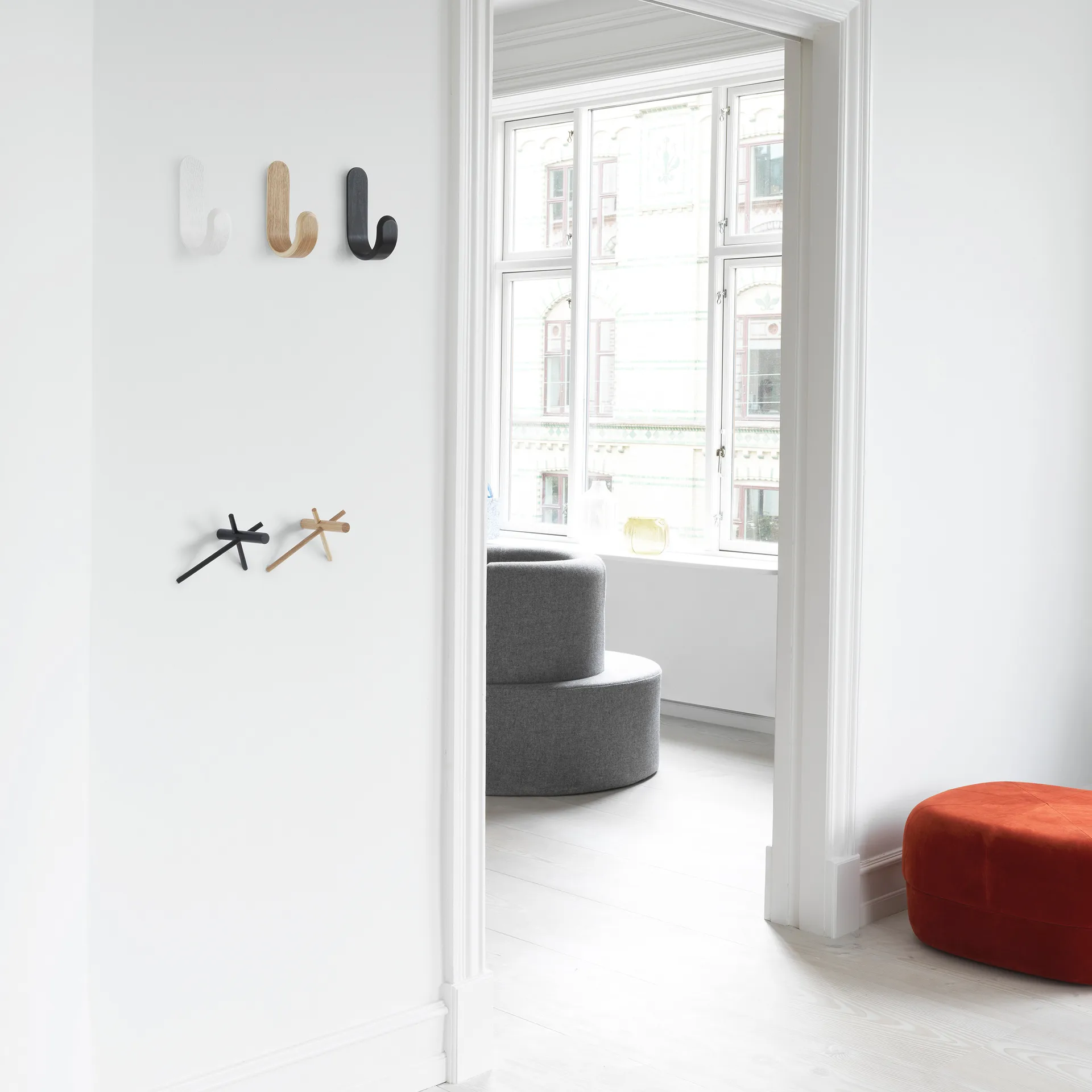 Normann スティック ハンガー, natural 2-pack Normann Copenhagen | ノーマンコペンハーゲン