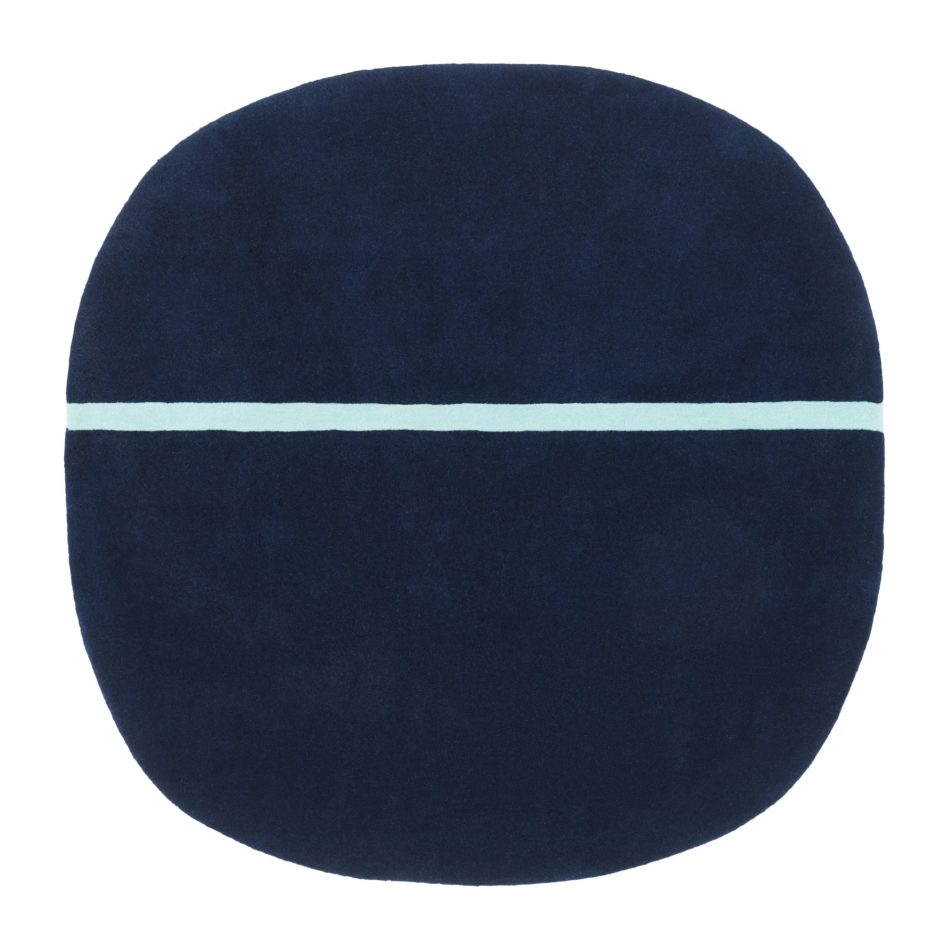 Oona ラグ 140x140 cm, Blue Normann Copenhagen | ノーマンコペンハーゲン