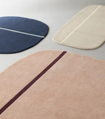 Oona ラグ 140x140 cm - Blue - Normann Copenhagen | ノーマンコペンハーゲン