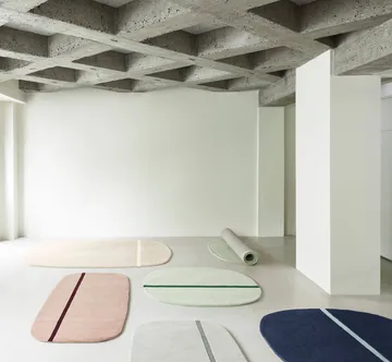 Oona ラグ 140x140 cm - Blue - Normann Copenhagen | ノーマンコペンハーゲン