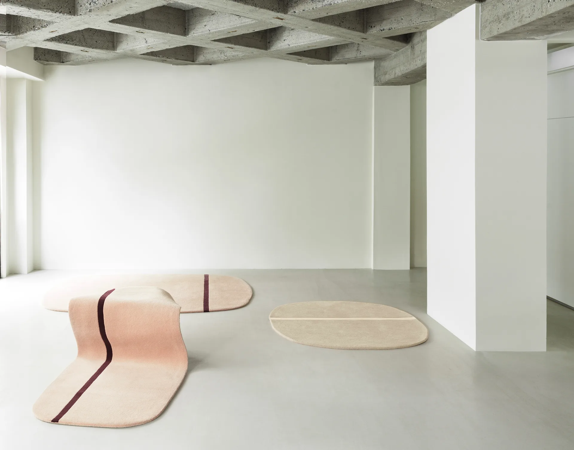 Oona ラグ 140x140 cm, Sand Normann Copenhagen | ノーマンコペンハーゲン