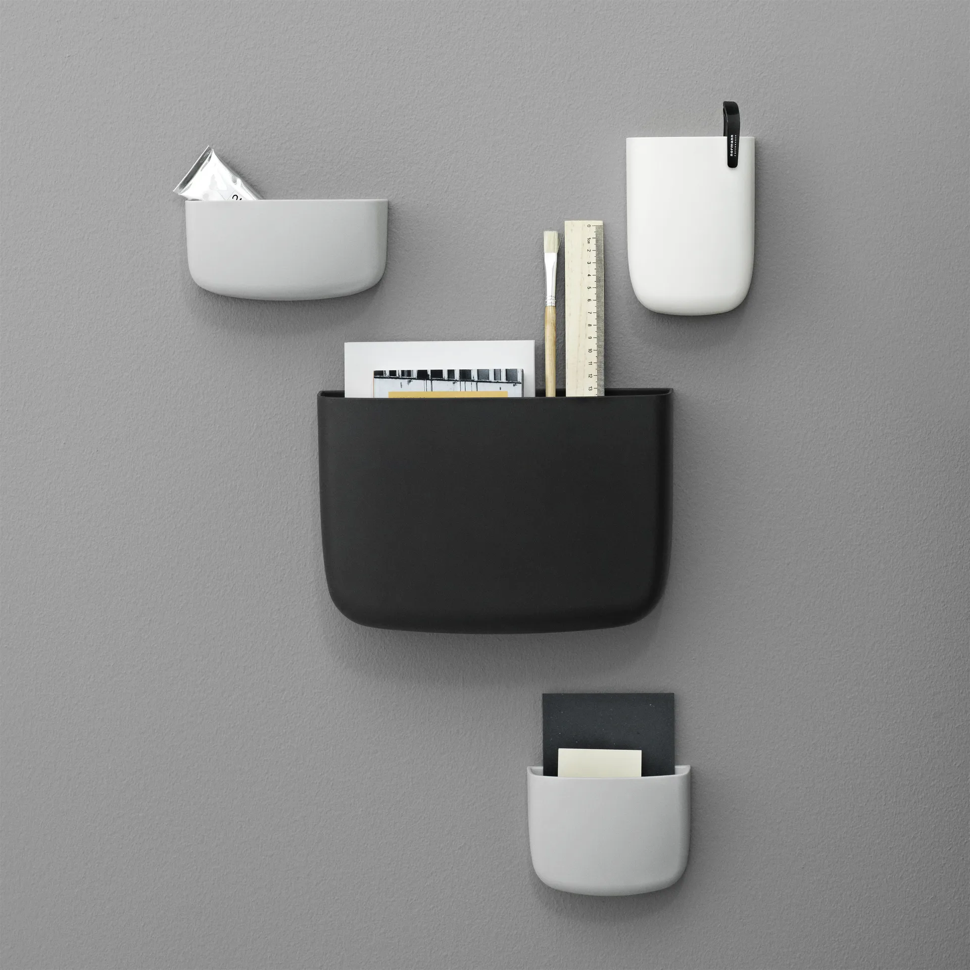 Pocket オーガナイザー ブラック, nr 4 Normann Copenhagen | ノーマンコペンハーゲン