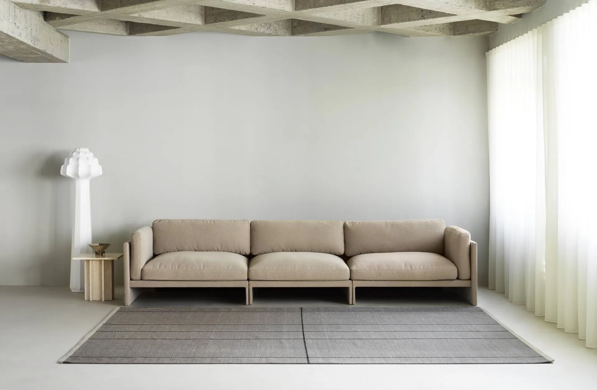 Seam ラグ, Grey tones, 200x300 cm Normann Copenhagen | ノーマンコペンハーゲン