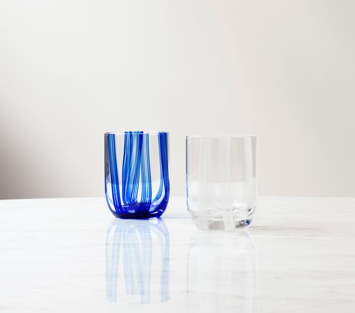 Stripe グラス 39 cl - Blue Stripes - Normann Copenhagen | ノーマンコペンハーゲン