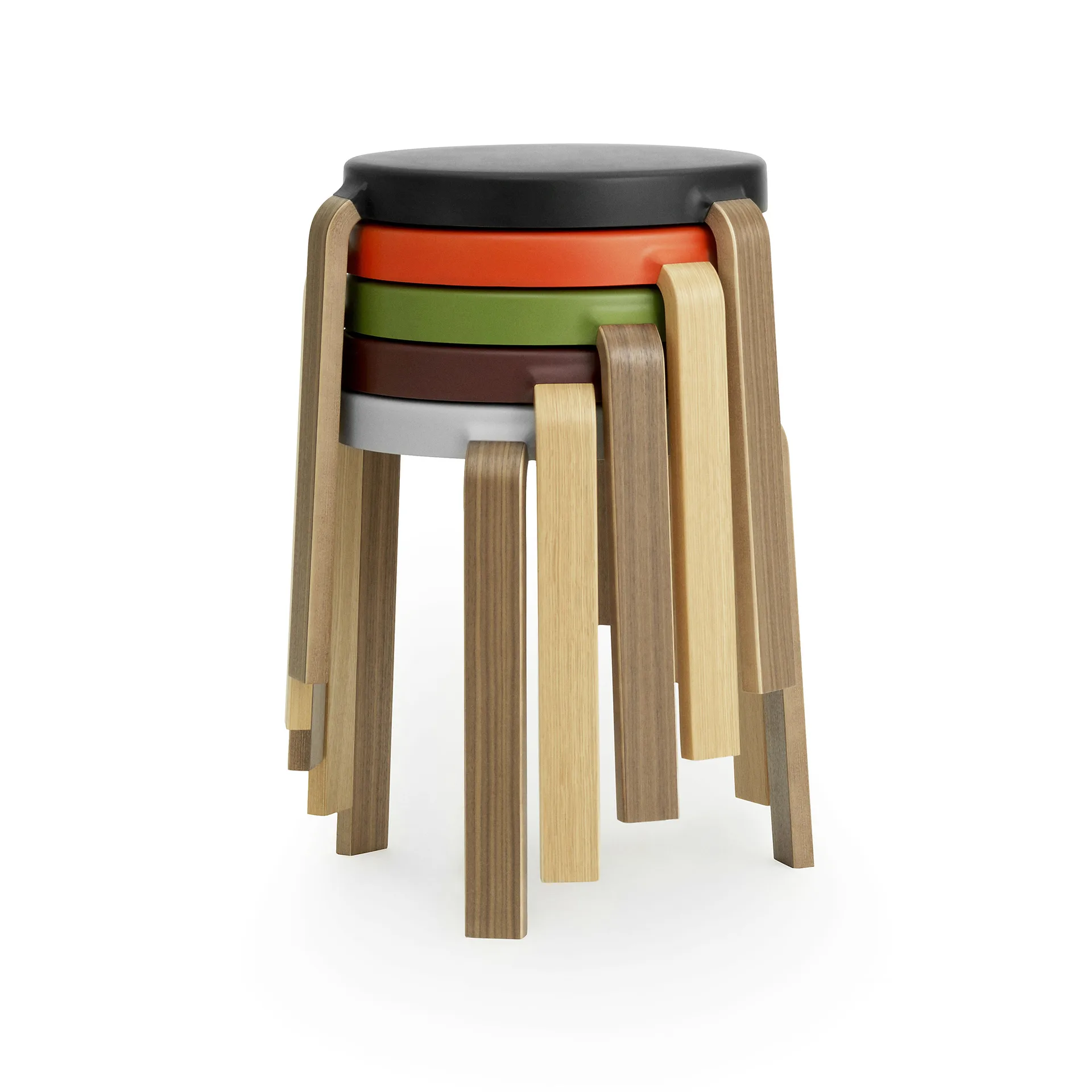 Tap ラウンド スツール, Black-oak, Ø41x43 cm Normann Copenhagen | ノーマンコペンハーゲン