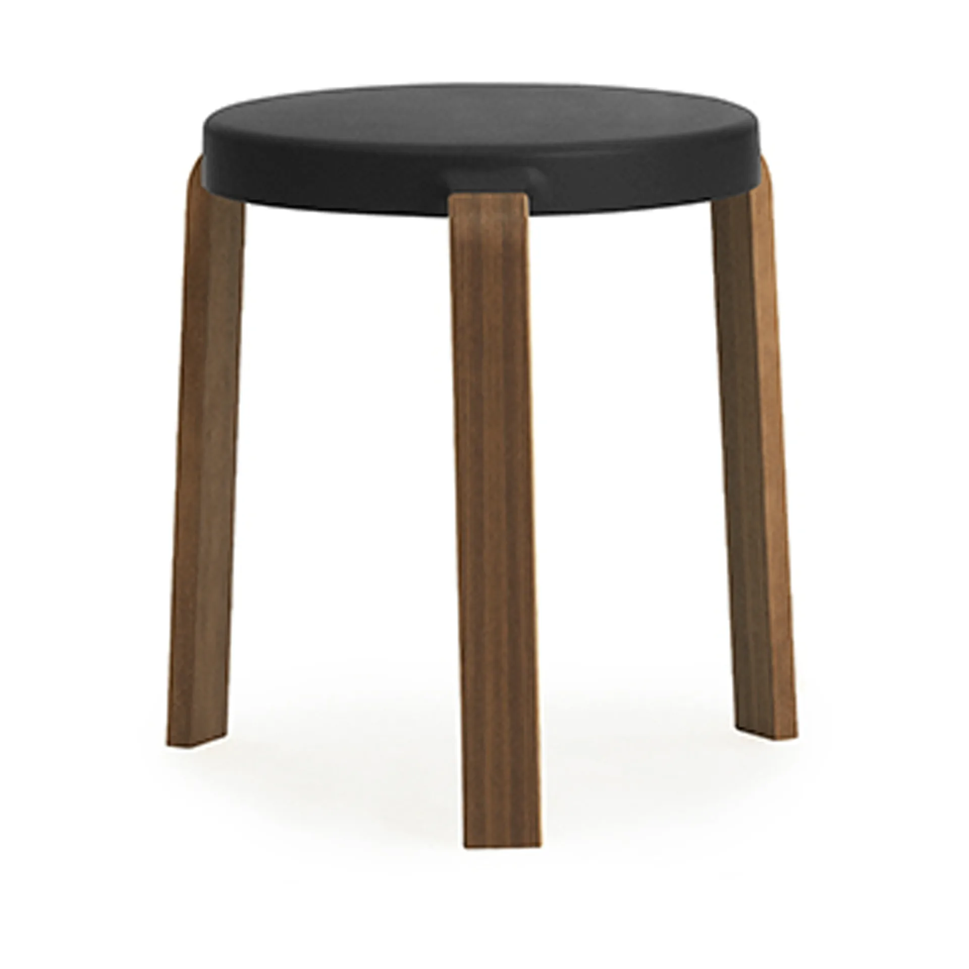 Tap スツール, Black, walnut legs Normann Copenhagen | ノーマンコペンハーゲン