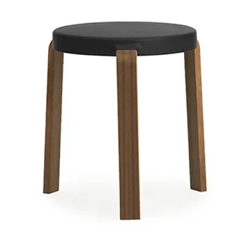Tap スツール - Black, walnut legs - Normann Copenhagen | ノーマンコペンハーゲン