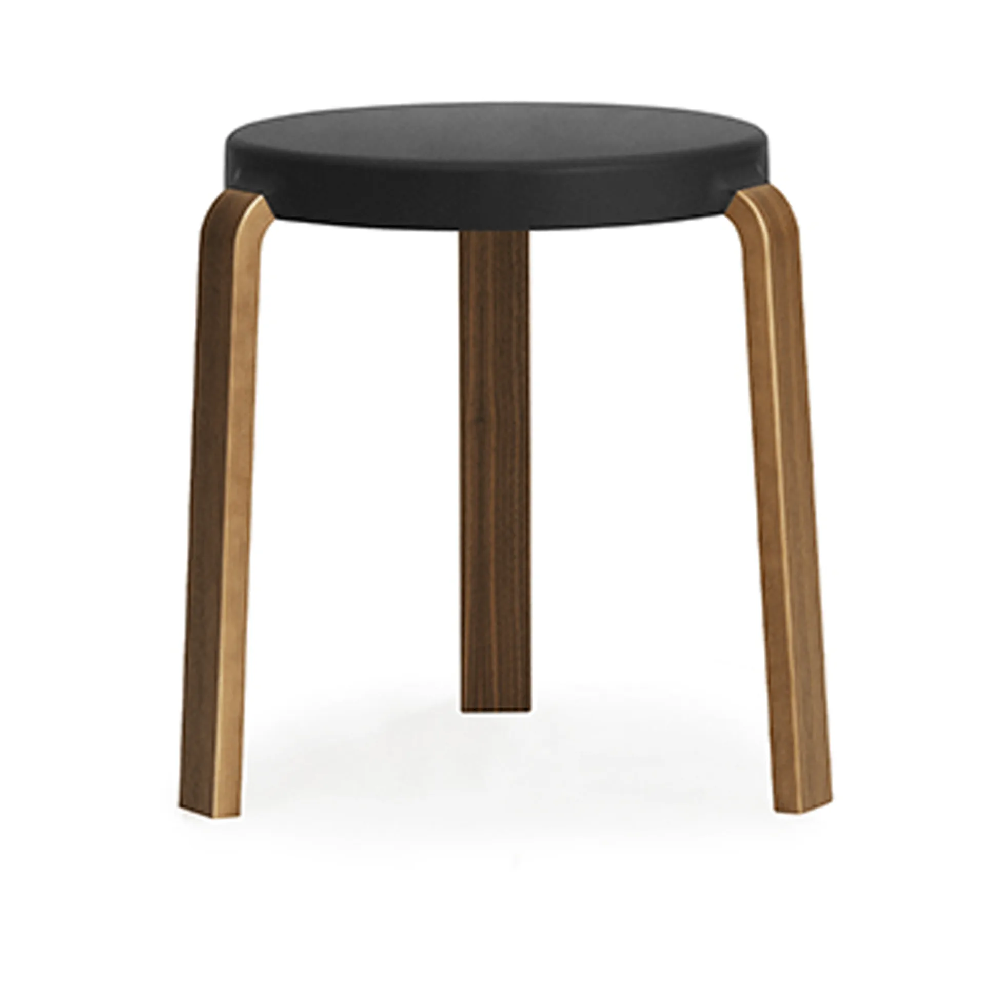 Tap スツール, Black, walnut legs Normann Copenhagen | ノーマンコペンハーゲン