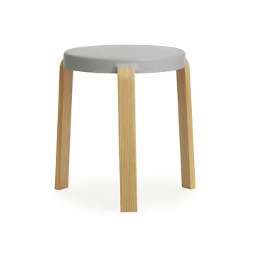 Tap ラウンド スツール - Grey-oak, Ø41x43 cm - Normann Copenhagen | ノーマンコペンハーゲン