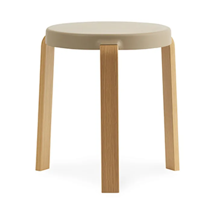 Tap スツール - Sand, oak legs - Normann Copenhagen | ノーマンコペンハーゲン