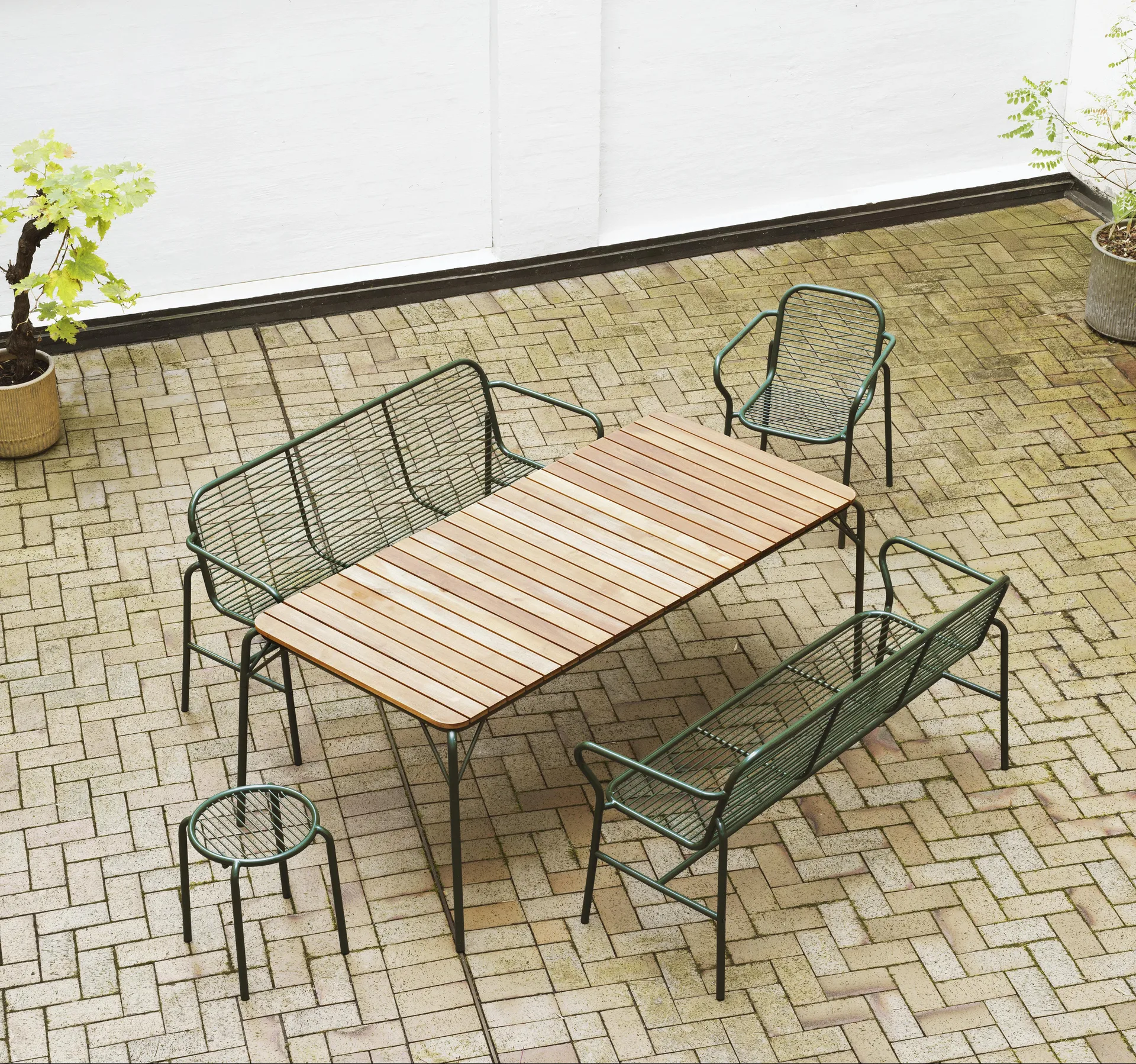 Vig ラウンド スツール, Green, Ø41x46 cm Normann Copenhagen | ノーマンコペンハーゲン
