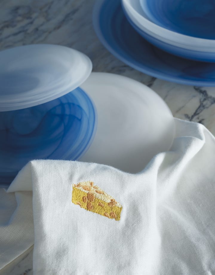 Yummy キッチンタオル 50x70 cm, Cheese Normann Copenhagen | ��ノーマンコペンハーゲン