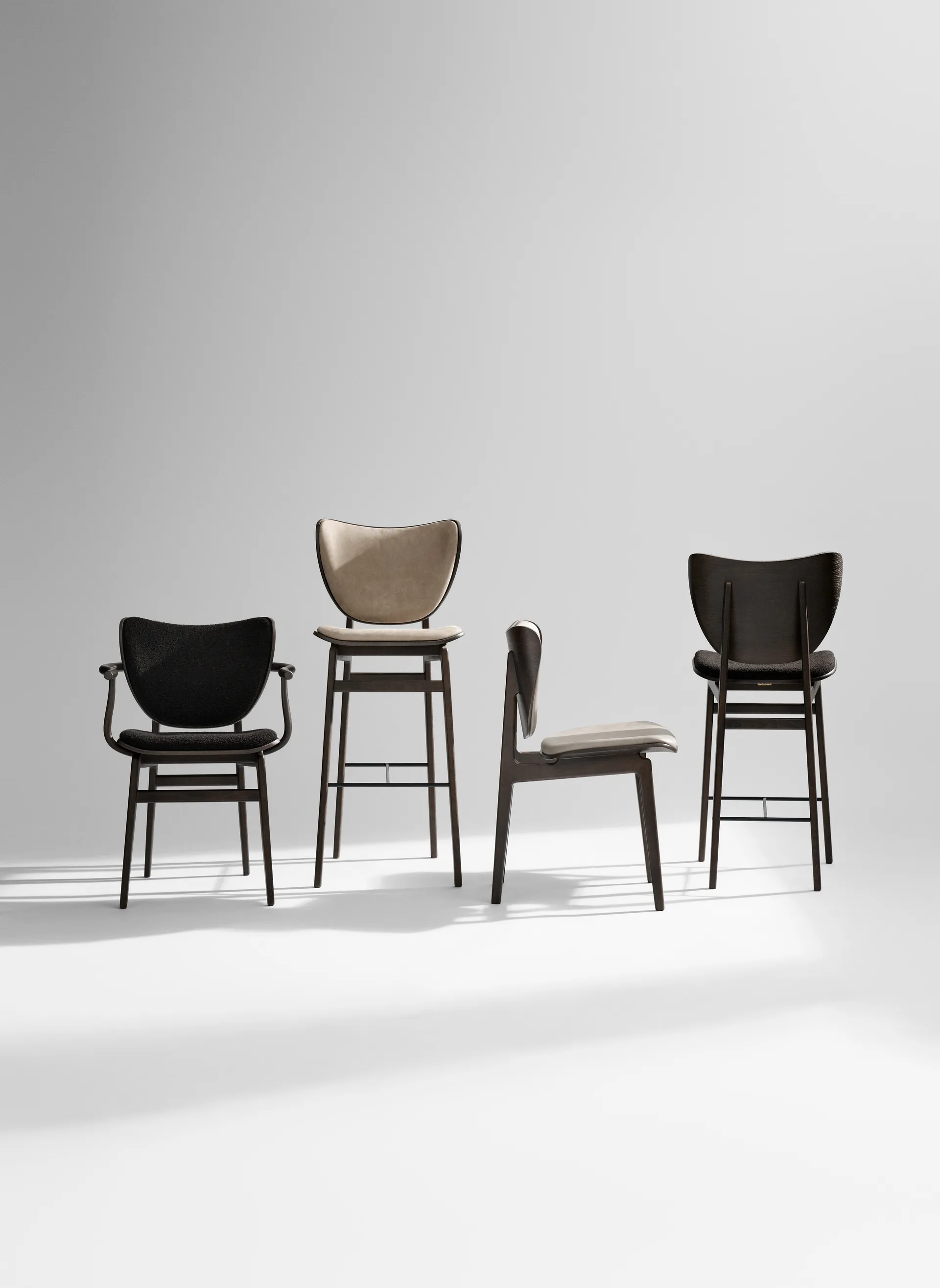 Elephant バースツール, Black, 75 cm NORR11