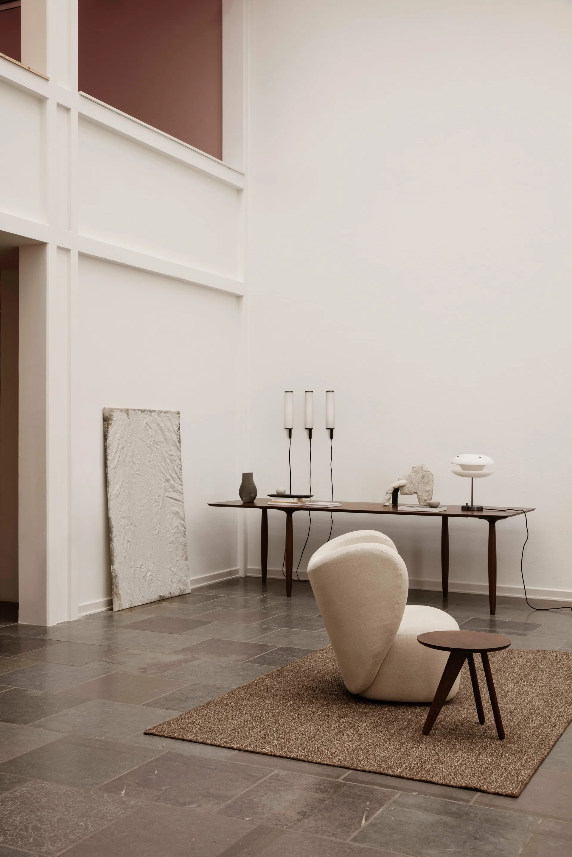 Fin サイドテーブル 40 cm, Dark smoked oak NORR11