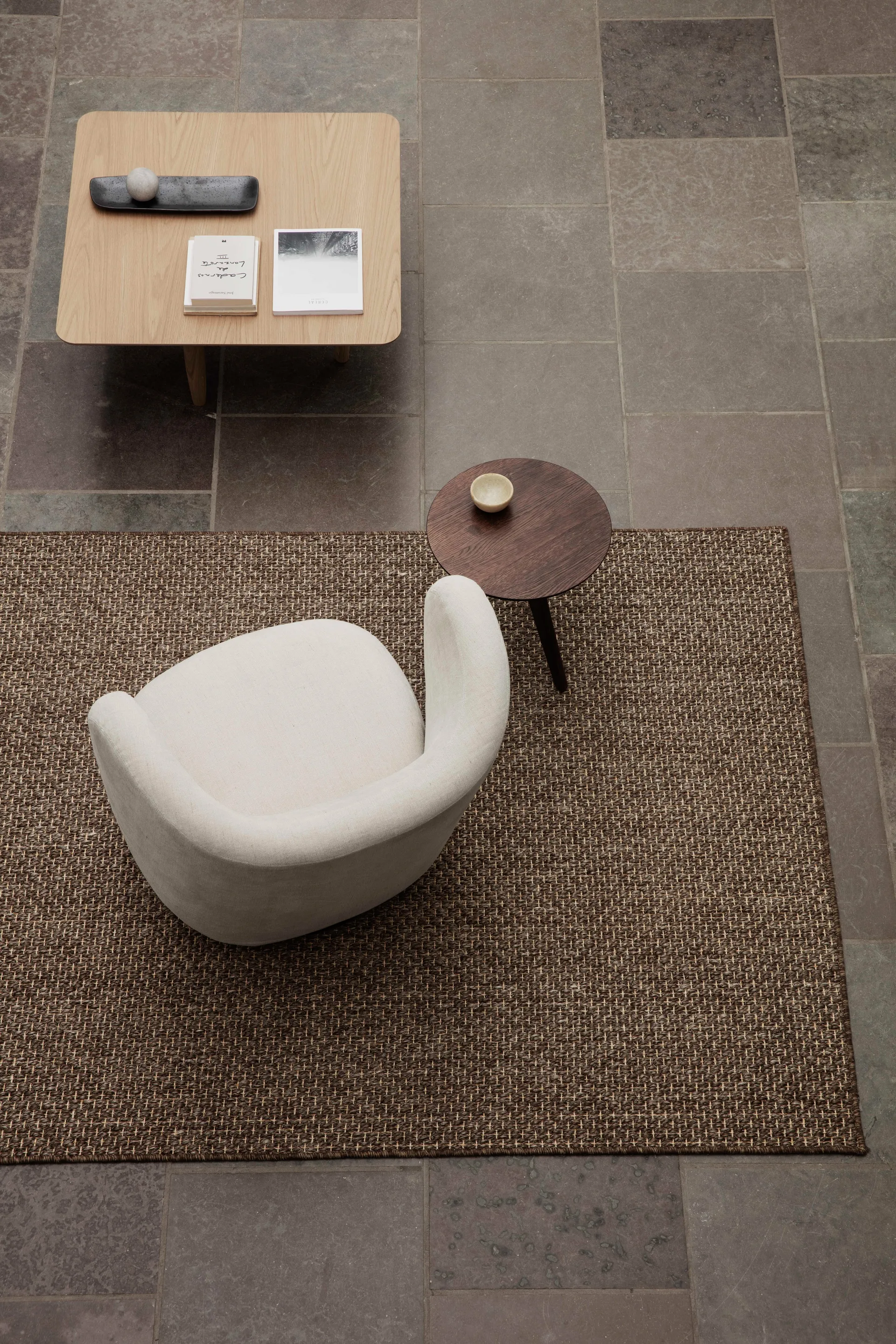 Fin サイドテーブル 40 cm, Dark smoked oak NORR11