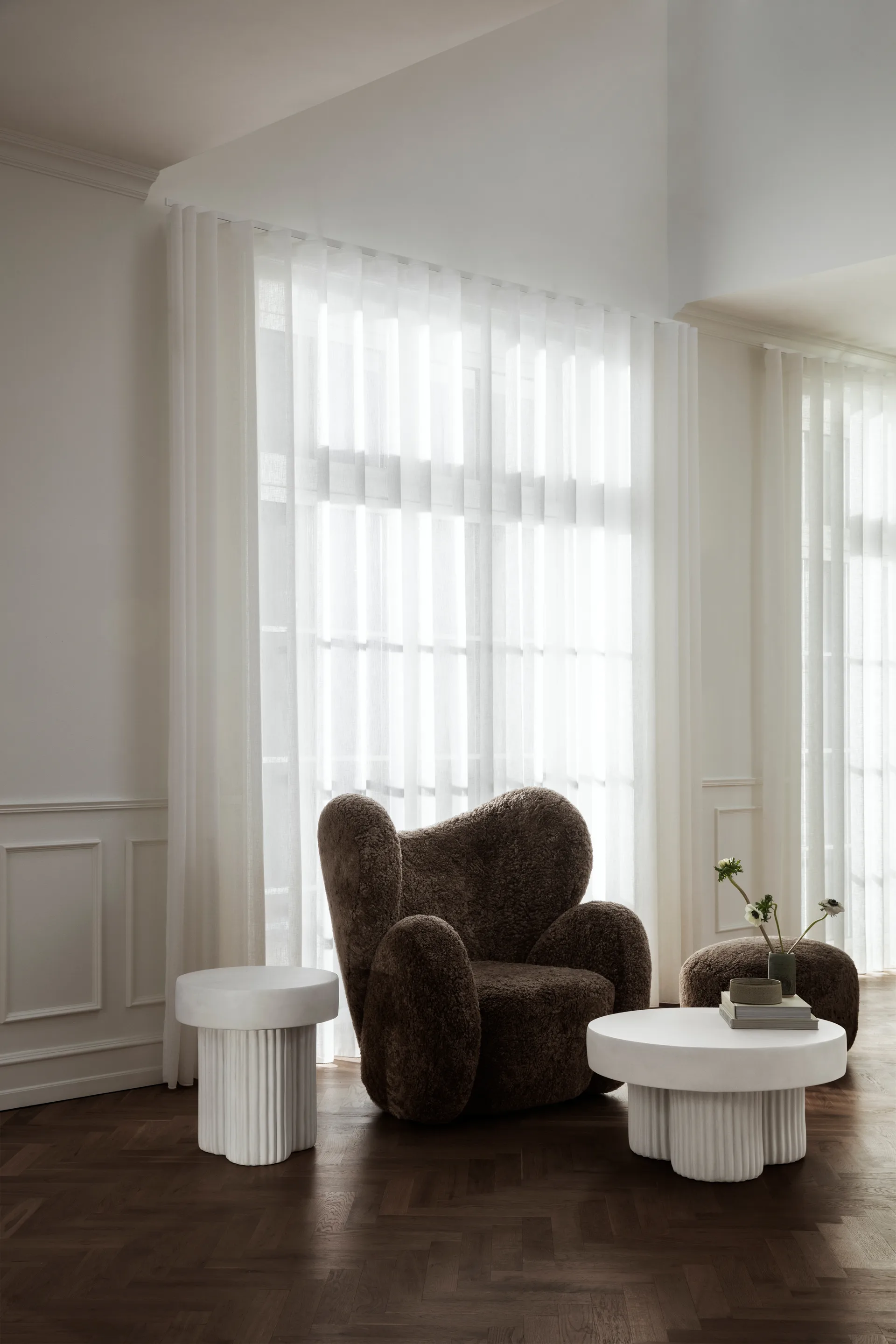 Gear コーヒーテーブル ロー Ø70 cm, Chai, Ø70 cm NORR11