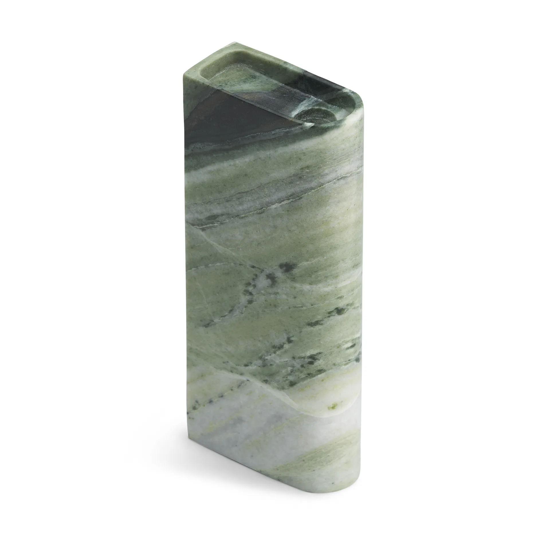 Monolith キャンドルホルダー tall, Mixed green marble Northern | ノーザン