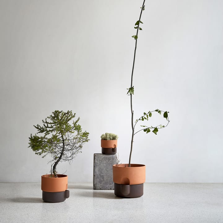 Oasis self-watering 植木鉢 ミディアム, terracotta-darkbrown Northern | ノーザン