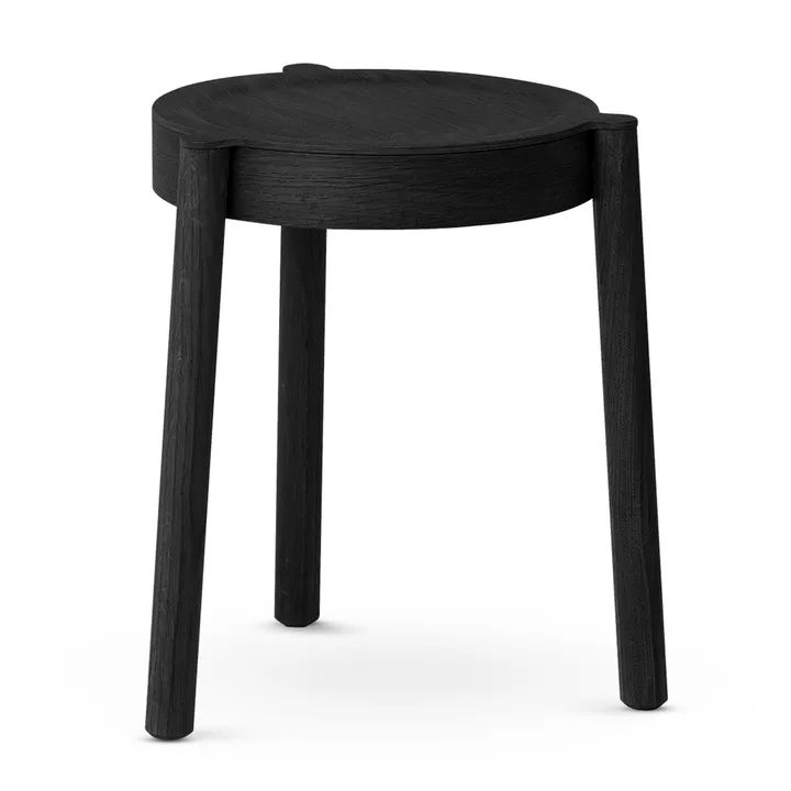 Pal ラウンド スツール - Black oak, Ø37x46 cm - Northern | ノーザン