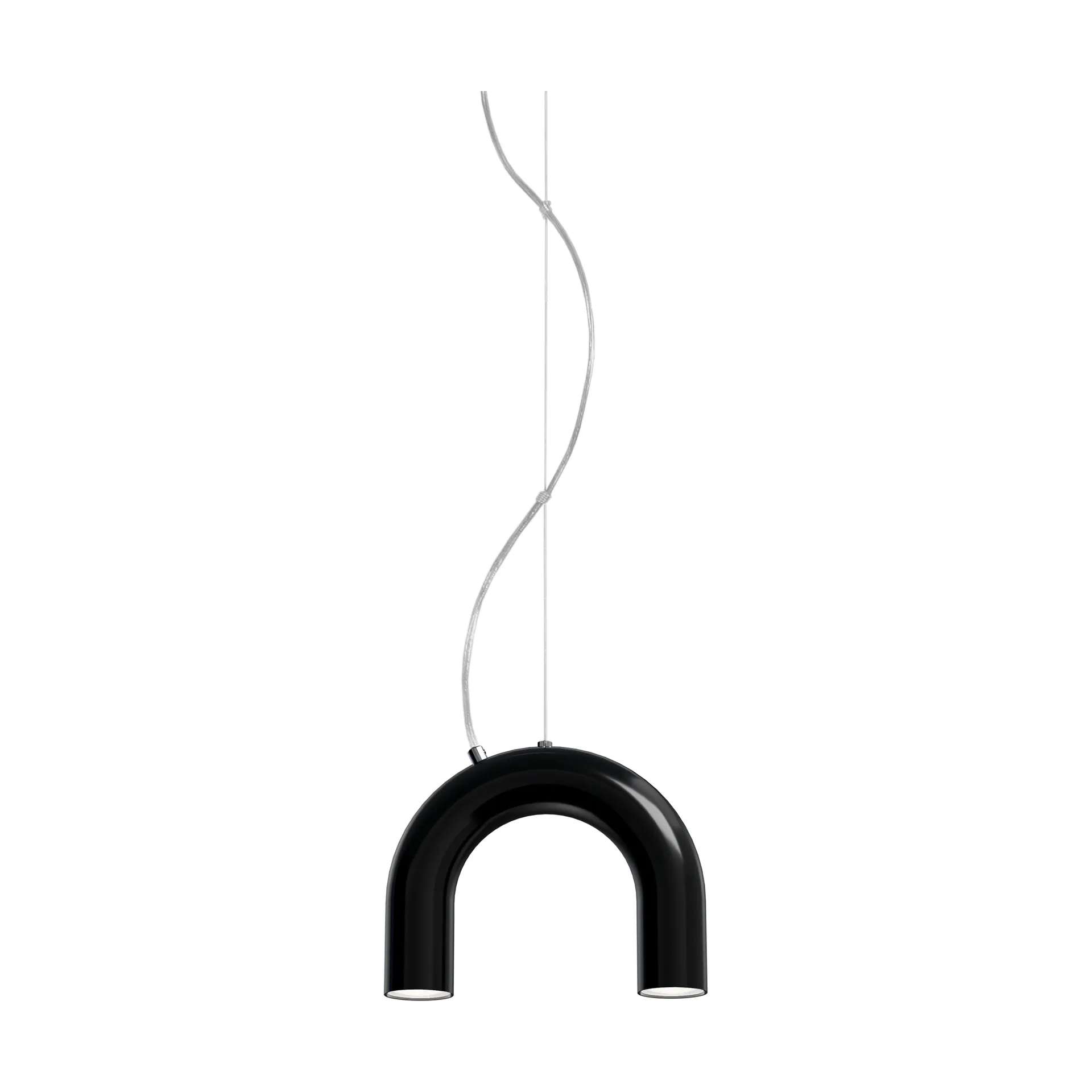 Arch ペンダントランプ シングル, Black, 25.5 cm Oblure