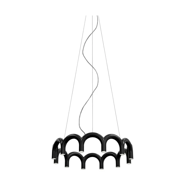 Arch サークル ペンダントランプ - Black, Ø98 cm - Oblure