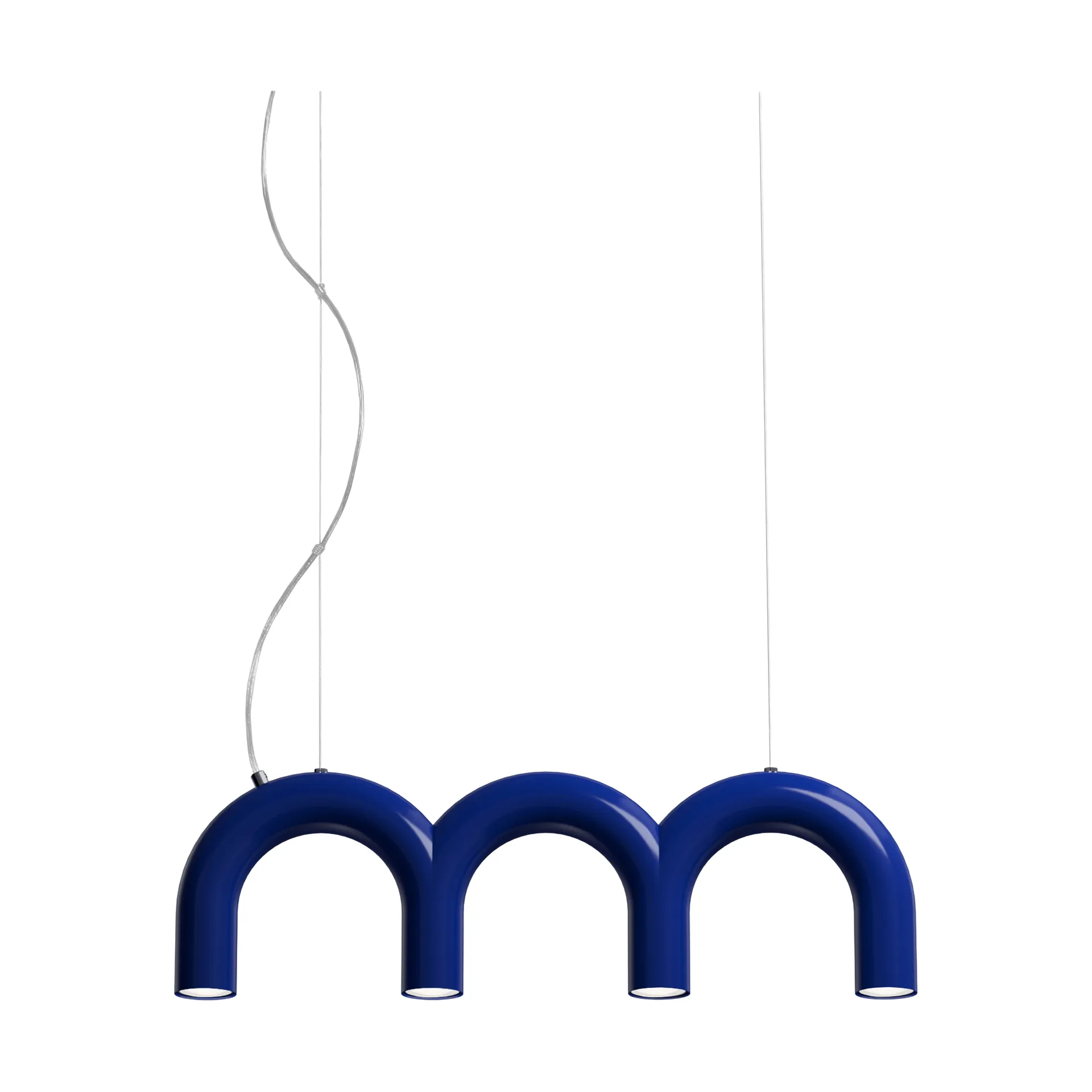 Arch トリプレッタ ペンダントランプ, Blue, 65.6 cm Oblure