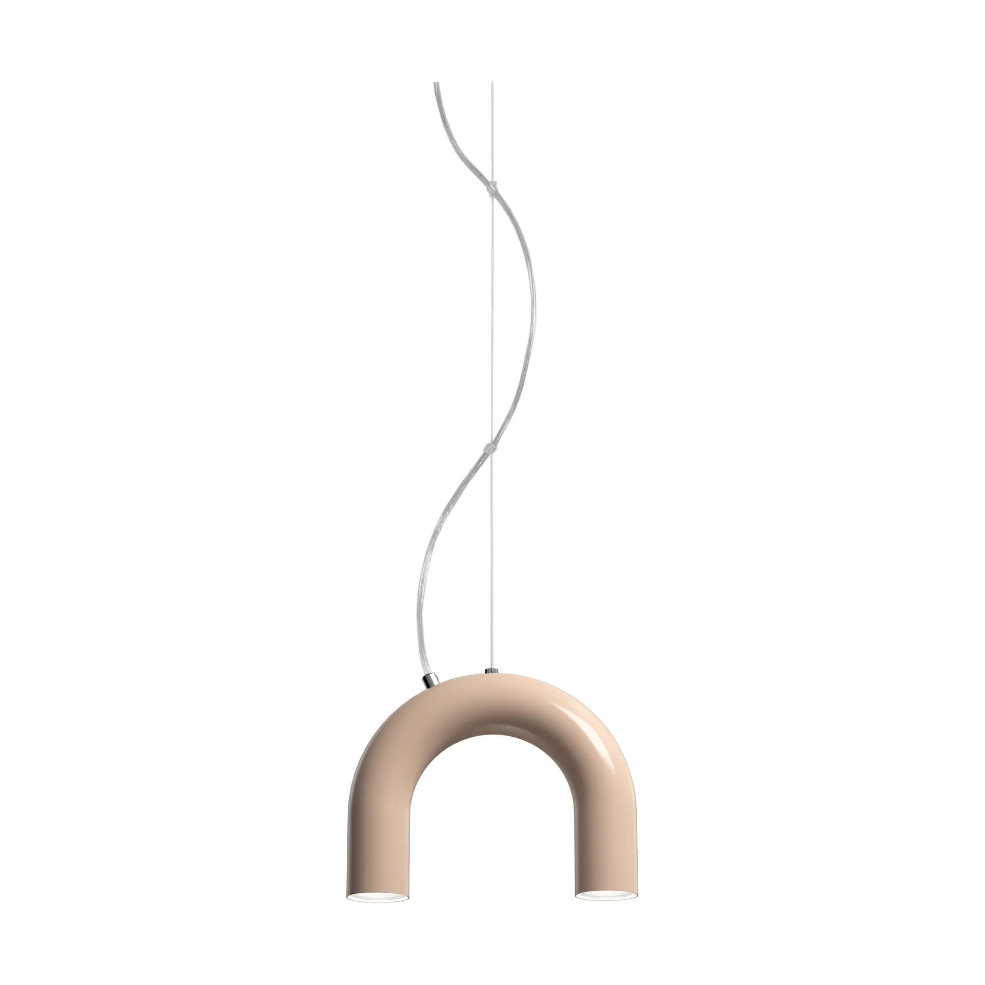 Arch ペンダントランプ シングル, Nude, 25.5 cm Oblure