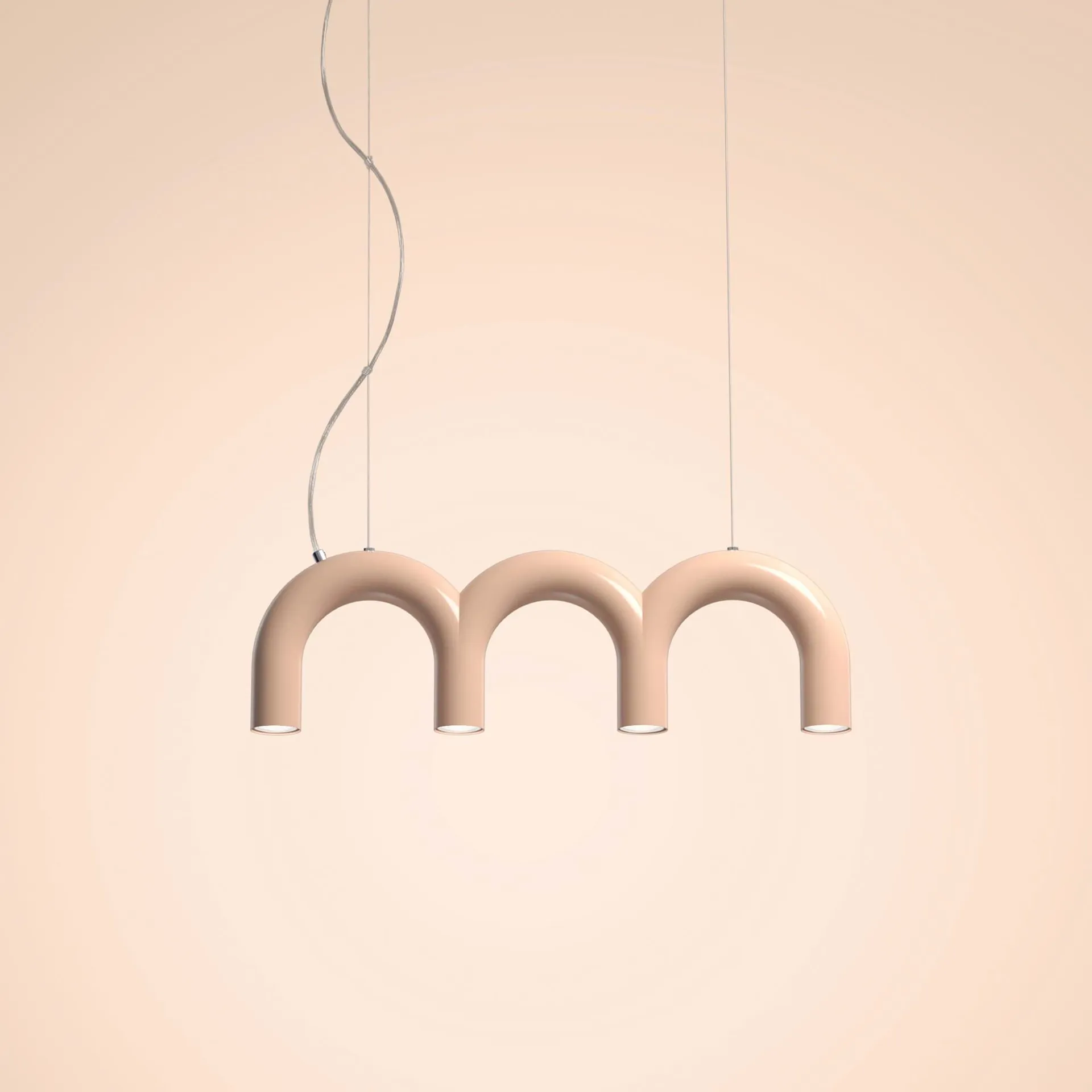 Arch トリプレッタ ペンダントランプ, Nude, 65.6 cm Oblure