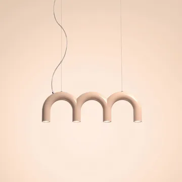 Arch トリプレッタ ペンダントランプ - Nude, 65.6 cm - Oblure