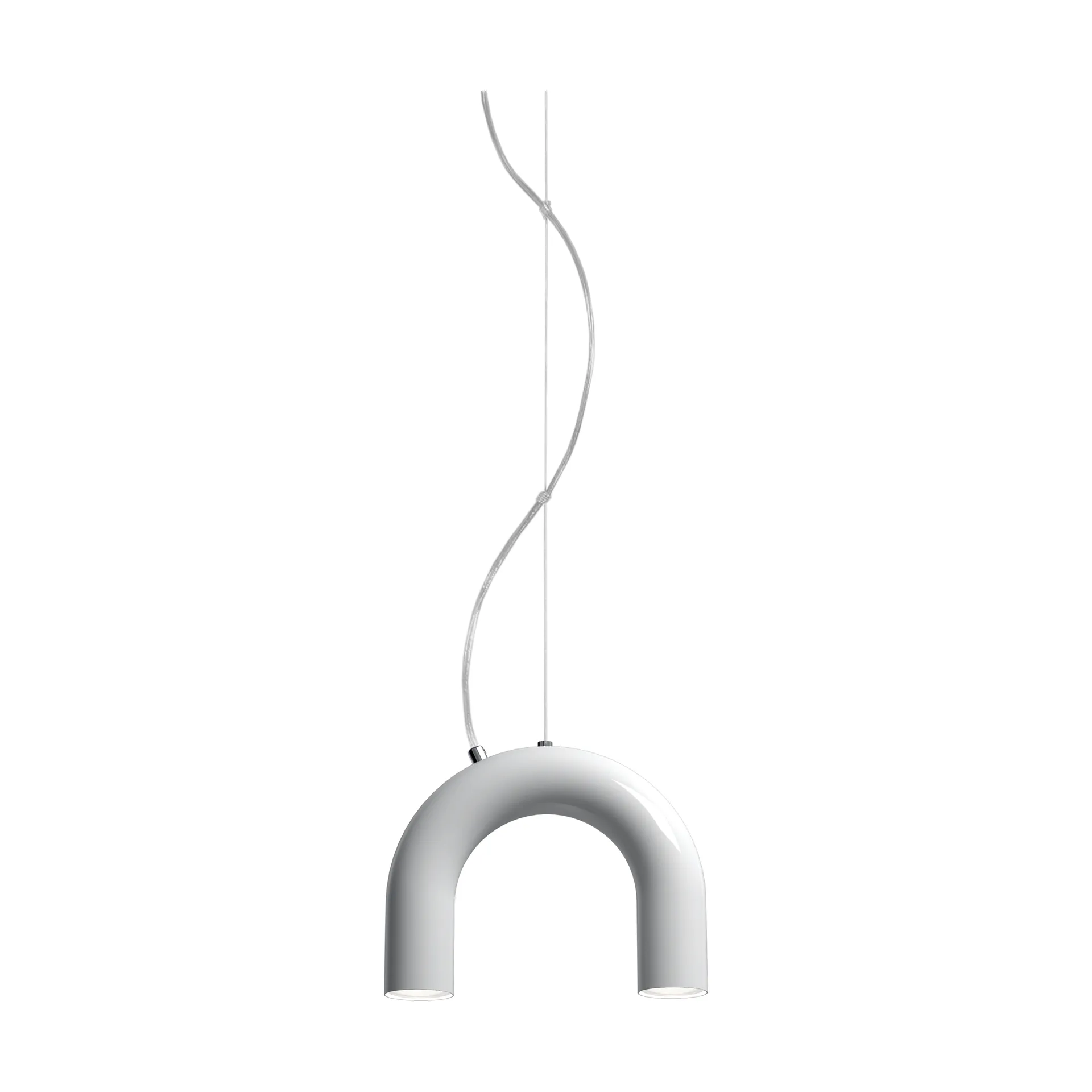 Arch ペンダントランプ シングル, White, 25.5 cm Oblure