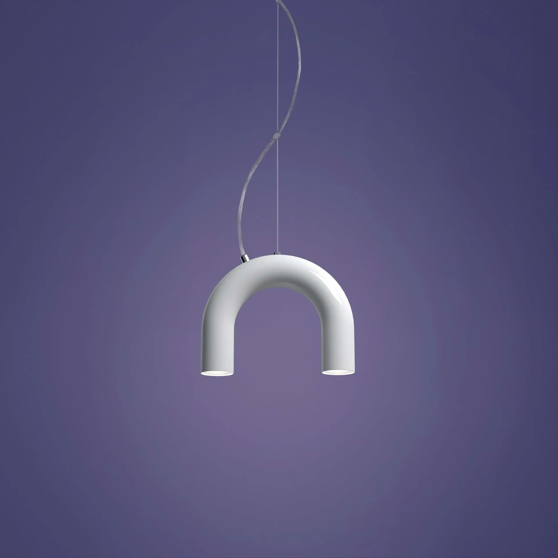 Arch ペンダントランプ シングル, White, 25.5 cm Oblure