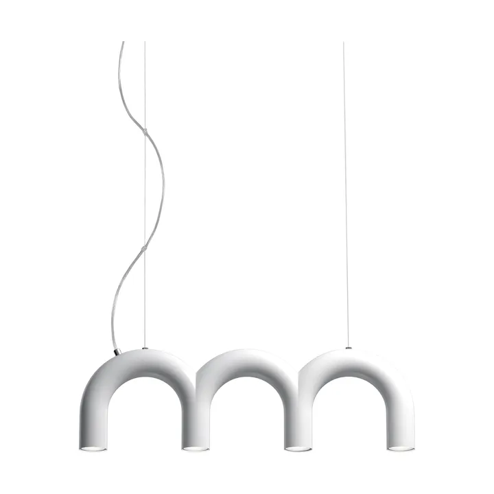 Arch トリプレッタ ペンダントランプ - White, 65.6 cm - Oblure