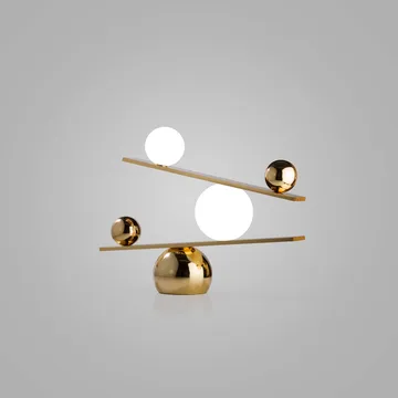 Balance テーブルランプ - Brass, v2 - Oblure