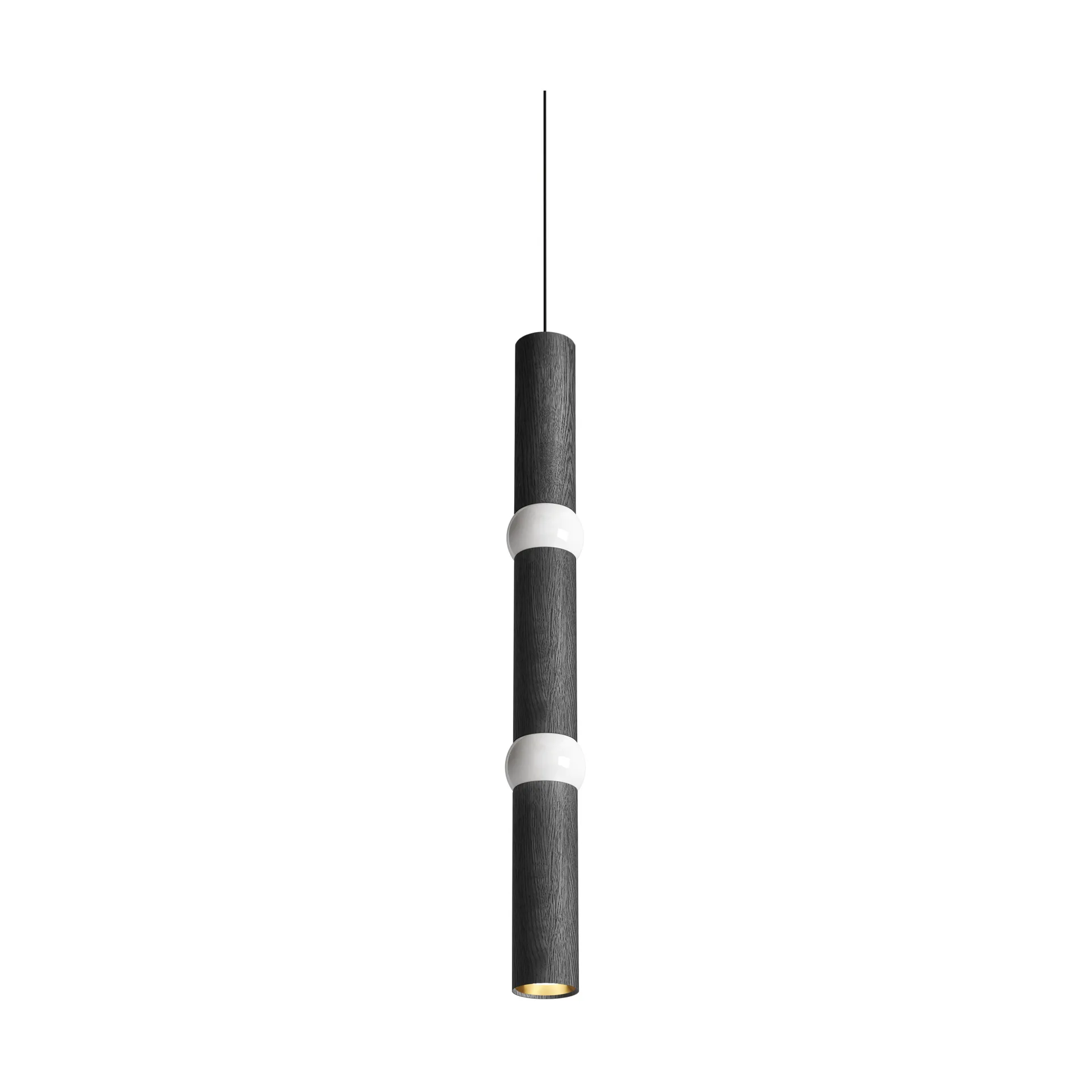 Lightbone ペンダントランプ, Large 83.6 cm, black oak Oblure