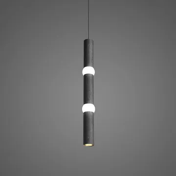 Lightbone ペンダントランプ - Large 83.6 cm, black oak - Oblure