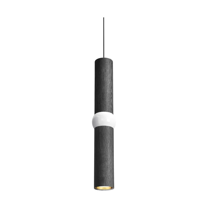 Lightbone ペンダントランプ - Medium 53.8 cm, black oak - Oblure
