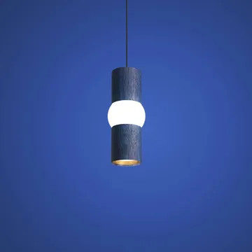 Lightbone ペンダントランプ - Small 24 cm, blue oak - Oblure