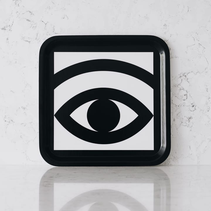 Ögon トレイ 32x32 cm, Black Olle Eksell | オーレ エクセル