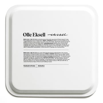 Ögon トレイ 32x32 cm - Black - Olle Eksell | オーレ エクセル