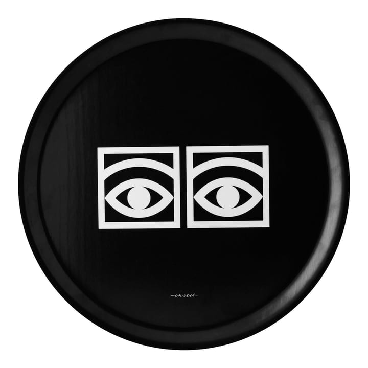 Ögon トレイ Ø38 cm - Black - Olle Eksell | オーレ エクセル