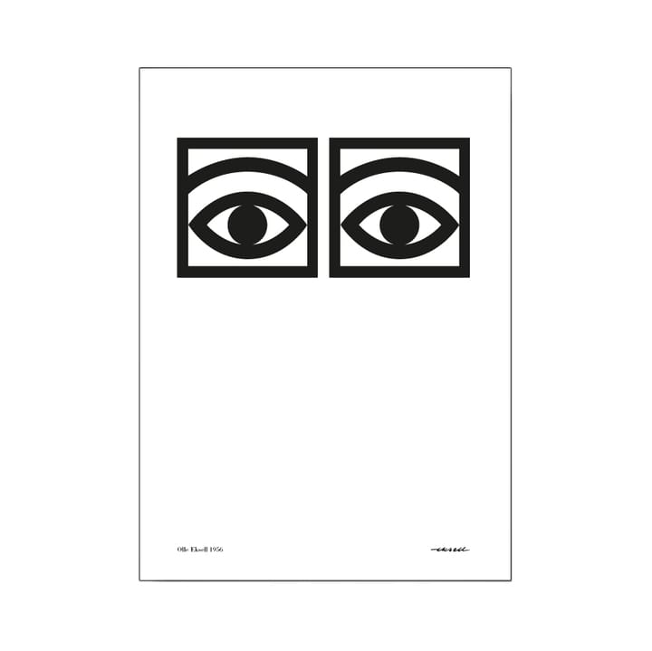 Ögon one-eye ポスター - 21x29.7 cm (A4) - Olle Eksell | オーレ エクセル