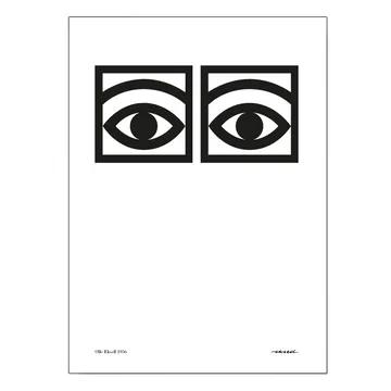 Ögon one-eye ポスター - 50x70 cm - Olle Eksell | オーレ エクセル